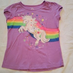 Purple unicorn tee